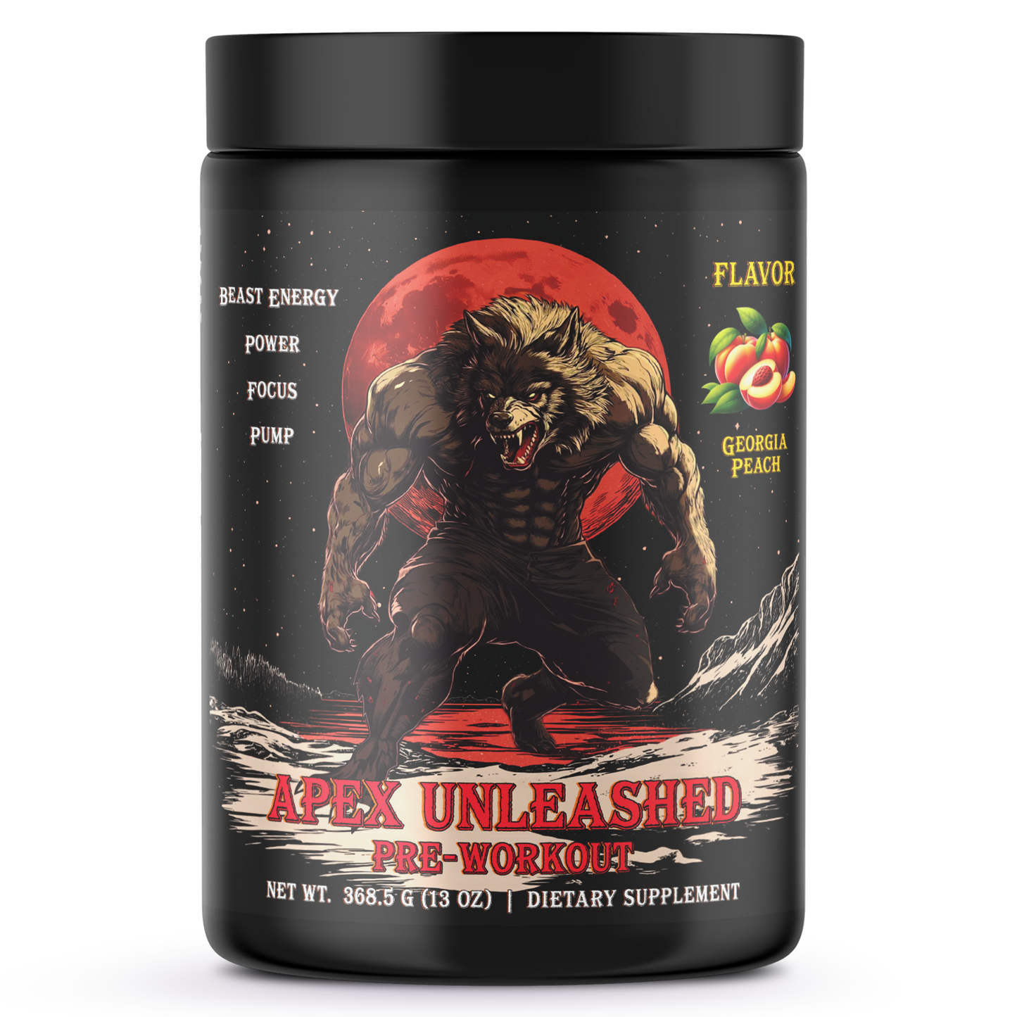 Apex Unleashed Pre-Workout (Georgia Peach Rings)